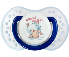 Fun Animals Brake Dance: Punta tetina clásica azul marino-blanco Lovi Dynamic