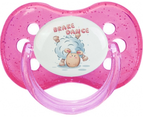 Fun Animals Brake Dance: Punta de cereza tetina rosa de lentejuelas