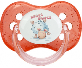 Fun Animals Brake Dance: Punta de cereza tetina de lentejuelas rojas