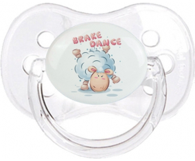 Funny Animals Brake Dance: Punta de cereza tetina clásica transparente