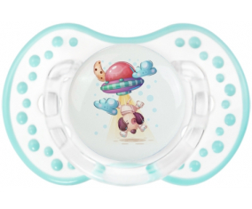 Funny Animals Secoupe volente dog: Retro-white-lagoon clásico Tetine tip Lovi Dynamic