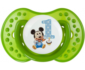 Disney Mickey Cumpleaños Número 1: Chupete Lovi dynamic personnalisée