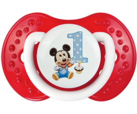 Disney Mickey's Birthday Number 1: Classic White-Red Tetine Tip Lovi Dynamic
