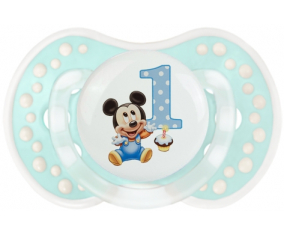 Disney Mickey's Birthday Number 1: Retro-turquoise-lagoon classic Tetine tip Lovi Dynamic