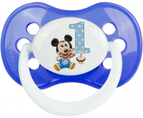 Disney Mickey Cumpleaños Número 1: Chupete Anatómica personnalisée