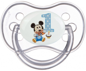 Número de aniversario de Disney Mickey 1: Consejo clásico transparente de anatomía tetina