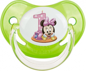 Aniversario de Disney Minnie Número 1: Consejo Fisiológico Tetino Verde Clásico