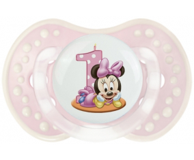 Disney Minnie Cumpleaños Número 1: Retro-pink-tender clásico Tetine tip Lovi Dynamic