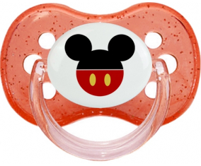Disney Mickey shorts rojo: Punta de cereza tetina de lentejuelas rojas