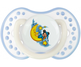 Disney Mickey Good Night: Clásico blanco-cian tetina punta Lovi Dynamic