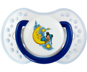 Disney Mickey Good Night: Punta tetina clásica azul marino-blanco Lovi Dynamic