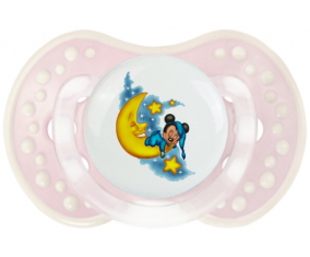 Disney Mickey Good Night: el clásico tetina de color rosa retro Lovi Dynamic