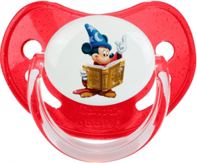 Disney Mickey Magician's Magician's Magic Book: Punta fisiológica tetina de lentejuelas rojas