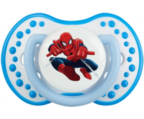 Spiderman design-3 con nombre: Punta tetina azul blanco fosforescente Lovi Dynamic