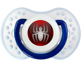 Spiderman spider button spidered: Punta tetina clásica azul marino-blanco Lovi Dynamic