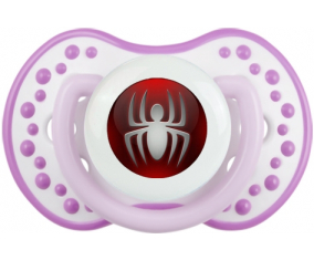 Spiderman spider button spidered: Clásico blanco-malva tetina punta Lovi Dynamic