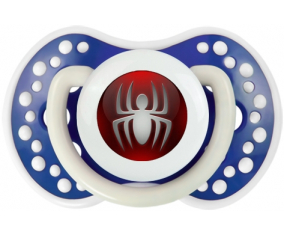 Spiderman spider button spidered: Punta tetina azul-marina fosforescente Lovi Dynamic