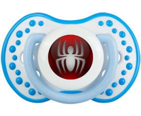 Spiderman spider button spidered: Punta tetina azul blanco fosforescente Lovi Dynamic