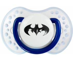 Logotipo negro de Batman: punta tetina clásica azul marino-blanco Lovi Dynamic