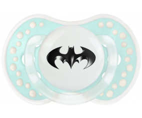Logotipo negro de Batman: Retro-turquesa-laguna clásica tetina punta Lovi Dynamic