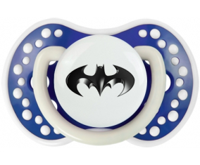 Logotipo negro de Batman: Punta tetina azul-marina fosforescente Lovi Dynamic