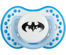 Logotipo negro de Batman: Punta tetina fosforescente azul blanco Lovi Dynamic