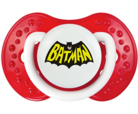 Diseño del logotipo de Batman-3: Punta tetina de color rojo blanco clásico Lovi Dynamic