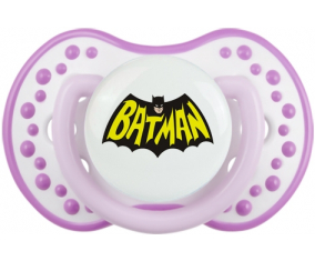 Diseño del logotipo de Batman-3: Clásico punta tetina de color blanco-malva Lovi Dynamic