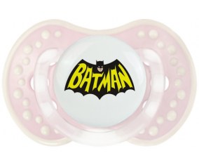 Diseño del logotipo de Batman-3: Retro-pink-tender clásico Tetine tip Lovi Dynamic