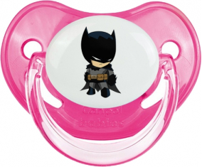 Logotipo de Batman kids: Punta fisiológica tetina clásica rosa