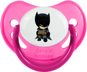 Logotipo de batman kids: Punta fisiológica tetina fosforescente rosa