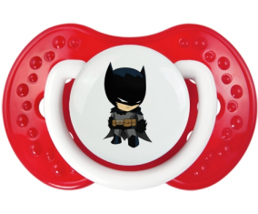 Logotipo de Batman kids: Clásico punta tetina de color rojo blanco Lovi Dynamic