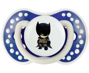 Logotipo de Batman kids: Punta tetina fosforescente azul marino Lovi Dynamic