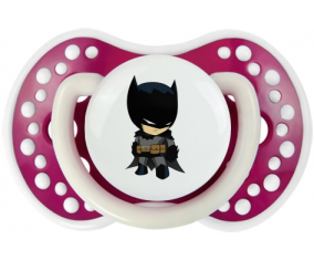 Logotipo de Batman kids: Punta tetina fucsia fosforescente Lovi Dynamic