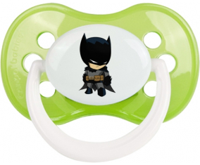 Logotipo de Batman kids: Clásico punta anatómica tetina verde