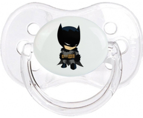 Logotipo de Batman kids: Punta clásica transparente de cereza tetina