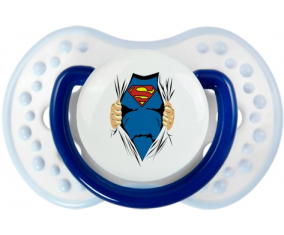 Diseño de Superman-1: Punta tetina clásica azul marino-blanco Lovi Dynamic