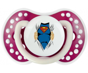 Diseño de Superman-1: Punta de tetina fosforescente Fuchsia Lovi Dynamic