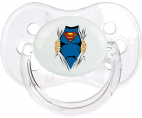 Diseño de Superman-1: Punta de cereza tetina clásica transparente