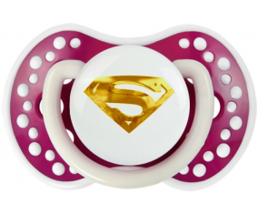 Logotipo de Golden Superman: Punta de tetina fosforescente Fuchsia Lovi Dynamic