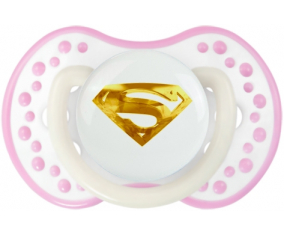 Logotipo de Golden Superman: Punta tetina de color blanco-rosa fosforescente Lovi Dynamic