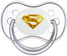 Logotipo de Golden Superman: Punta anatómica tetina clásica transparente