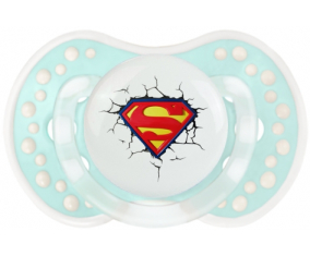 El logotipo de Superman rompe la pared: la punta tetina clásica retro-turquesa-lagon Lovi Dynamic