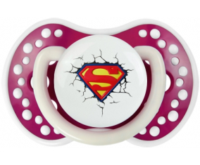 El logotipo de Superman rompe la pared: Fuchsia Phosphorescent Tetin Tip Lovi Dynamic