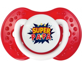 Super PAPA: Clásico Lovi Dynamic de punta tetina de color rojo blanco