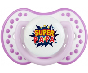 Super PAPA: Clásico punta tetina de color blanco-malva Lovi Dynamic