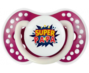 Super PAPA: Punta de tetina fosforescente Fuchsia Lovi Dynamic