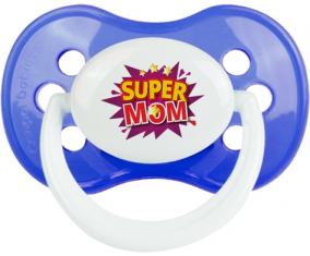 Super MOM: Punta anatómica azul clásica tetina