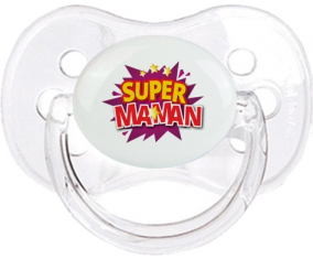 Super mamá: Punta de cereza tetina clásica transparente