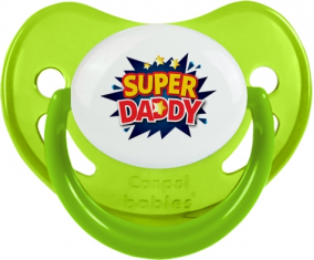 Super DADY: Punta fisiológica de tetina verde fosforescente